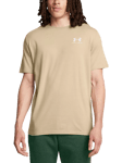 Under Armour Logo T-Shirt, City Khaki/White