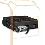 Icy Dock ToughArmor MB105VP-B, Rack Mobile métallique 2 x SSD 2,5" NVMe U.2/U,3 