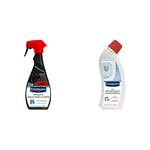 STARWAX Nettoyant Quotidien pour Vitrocéramique et Induction - 500ml -Idéal pour Nettoyer les Plaques en Vitrocéramique et Enduction & Détartrant Surpuissant en Gel pour WC - 750 ml - Usage Quotidien