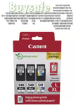 Canon PG-540L x2 / CL-541XL Genuine Photo pack for Pixma MG3650