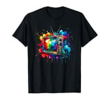 Splash Art Vintage Television TV Retro 70s 80s T-Shirt