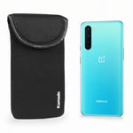 Neoprene Phone Case for OnePlus Nord Smartphone Sock Padded Black 1+ Cover