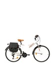 moma bikes Vélo Trekking, Hybrid 26", Aluminium, Shimano 18V, Suspension Avant