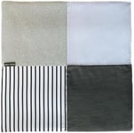 Doudou et Compagnie - Tapis d'Eveil Bébé - Tapis Mosaïque - 100 x 100 cm - Pour Bébé 0-6 Mois - Tapis Rembourré Confort Adapté au Parc - Idée Cadeau De Naissance - Gris/Blanc - Tapidou - DC3710