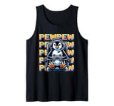 Cute Gaming Penguin Pew Video Game Graphic Men Kids Women Tank Top