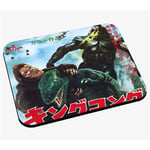 Tapis de souris Vieille affiche de film king kong versus godzilla rétro