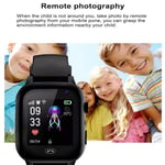 Uusi Kids 4G Smart Watch SOS GPS Location Video Call SIM-kortti lapsille Älykellokamera Waterproof Watch (FW) Musta