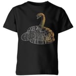 Fantastic Beasts Tribal Nagini Kids' T-Shirt - Black - 5-6 ans