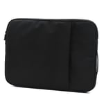 Convient pour macbook Lenovo Huawei ordinateur portable doublure sac 14 pouces matériel de plongée sac a main ordinateur tablette - noir - 13 pouces large (avec portable)