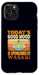 Coque pour iPhone 11 Pro Today's Good Mood est sponsorisé par un amateur de cuisine japonais Wasabi