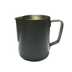 Baristashopen - Black Measure Pitcher - Svart mjölkkanna med mått i kannan för att skumma mjölk till cappuccino och latte - 350ml