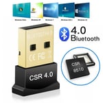 Usb Bluetooth V4.0 Csr Wireless Mini Dongle Adapter For Windows 7/8/10 Pc Uk