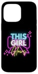 iPhone 14 Pro Max This Girl Glows For Kids Tie Dye Bright Colors 80's and 90's Case