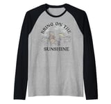 Disney Winnie The Pooh Piglet And Pooh Bring On The Sunshine Raglan Baseball Tee