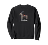 Funny Gift for THE GOAT on your Team Greatest of All Time Sweatshirt