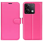 Xiaomi Redmi Note 13 5G Fodral Litchi Magenta