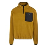 Regatta Mens Frankie Half Zip Fleece Top (Cumin) - Mustard material_polyester - Size Medium