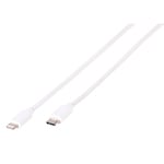 Vivanco Lightning till USB-C Kabel 2 meter Vit