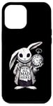 iPhone 15 Pro Max Alice in Wonderland - We're All Mad Here Rabbit Hatter Quote Case