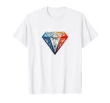 Diamond White Tshirt White Graphic Tee Men Cool Shirts White T-Shirt