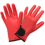 Rostaing Maxima Gants de Jardinage, Protection Poignet Ajustable, Grande Longueur, Nitrile , Rose et Gris, Taille 7(S)