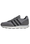 adidas Men's Run 60s 3.0 Leather Shoes, Grey Three/Grey Four, 6 UK