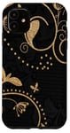 Coque pour iPhone 11 Design noir et doré