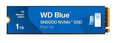 WD WD Blue SN5000 NVMe SSD 1TB M.2 2280 PCIe Gen4