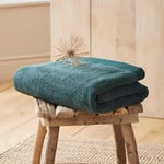 Drift Home - Emerald Green Bath Towel (70 x 130cm) - Soft & Absorbent - 600GSM Premium Towel - Sustainable Cotton (BCI) - Recycled Bottles - Bathroom Towels in Green - Bath Sheet/Gym Towel/Guest Towel