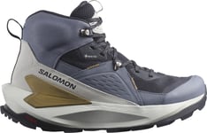 Salomon Men's Elixir Mid GORE-TEX Dark Navy/Grisaille/Gray Violet 100, Dark Navy / Grisaille / Gray Violet, 45 1/3