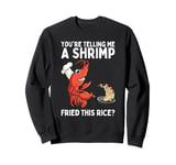 Cool Rice Design For Men Women White Food Cooker Rice Lover Sweatshirt