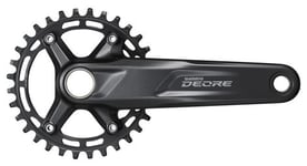 Pedalier shimano deore fc m5100 1 32 dents 10 11v noir