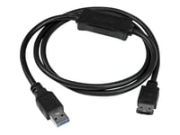 Startech Usb 3.0 To Esata Adapter Cable 0.9m Usb A Musta