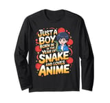 Chinese New Year Zodiac Sign Boy Year Of The Snake Anime Long Sleeve T-Shirt