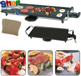 ®  Electric  Teppanyaki  Grill  Griddle  with  8  Wooden  Spatulas -  Adjustable