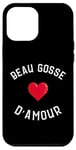 Coque pour iPhone 12 Pro Max Beau gosse d'amour Cadeau homme fête de l'amour