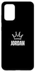 Galaxy S20+ King Jordan Crown - Custom First Name Birthday #1 Winner Case