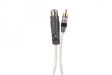 SUPRA Sublink XLR F-RCA Vit 10m