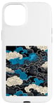 Coque pour iPhone 15 Plus Motif bleu au-dessus des nuages