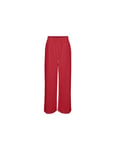 VERO MODA Vmlinn Linen Pantalon WVN Noos, Tomate, S Femme