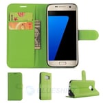 Samsung Galaxy S7 Pu Wallet Case [Green]