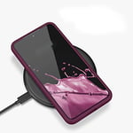 Atiyoo Coque pour Samsung Galaxy S22 Ultra, Coque en Gel de Silicone Souple et Flexible avec lentille Anti-Chute Protection d'appareil Photo, Fine et résistante aux Chocs, Bordeaux Violet