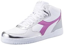 Diadora Femme Raptor Mid Odissea WN Chaussure de Gymnastique, White Mulberry, 37 EU