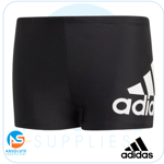 Adidas Badge of Sport Kids Boxer Brief Swim Shorts 11-12YRS Boys, Black