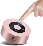 Mini Haut-Parleur Bluetooth Sans Fil Avec Entree Micro Sd/Micro/Auxiliaire,Ecran Tactile,12 Heures D'Autonomie,Petit Haut-Parleur Rose Mignon Pour Iphone,Ordinateur Portable,Douche,