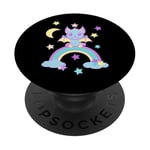 Chauve-souris pour Halloween - Arc-en-ciel - Pour enfant PopSockets PopGrip Adhésif