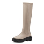 MARCO TOZZI Femme Damen 2-25633-41 Bottes Longues, Taupe, 41 EU