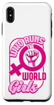 Coque pour iPhone XS Max Qui dirige la World Girls Gender Equality Feminist Pride