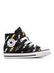 Converse Infants Converse Bolts Canvas Hi Trainers - Black/brown, Black, Size 7 Younger