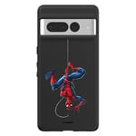 Google Pixel 7 Pro RhinoShield SolidSuit Håndverker Deksel med Marvel - Spider-Man Upside Down